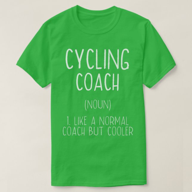 Fahrradwagen Definition Spaß-Biker T-Shirt (Design vorne)