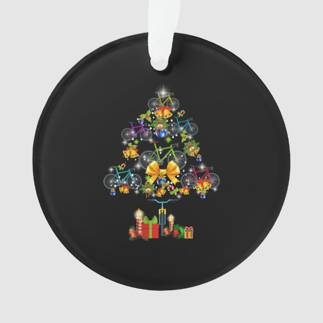 Fahrradweihnachtsbaum Ornament (Vorderseite)