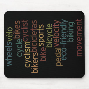 Fahrradwolke Mousepad