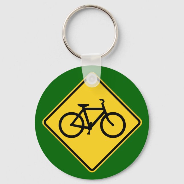 Fahrradzeichen Schlüsselanhänger (Vorderseite)