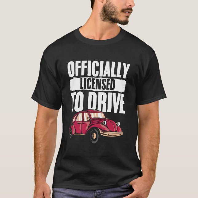 Fahrschule Erster Autofahrer Neue Fahrer C T-Shirt (Vorderseite)