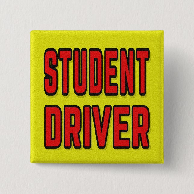 Fahrschüler Button (Vorderseite)
