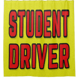 Fahrschüler Duschvorhang