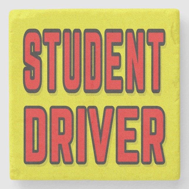 Fahrschüler Steinuntersetzer (Vorderseite)