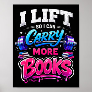 Fahrstuhl kann mehr Bücher tragen Leseliebhaber lu Poster