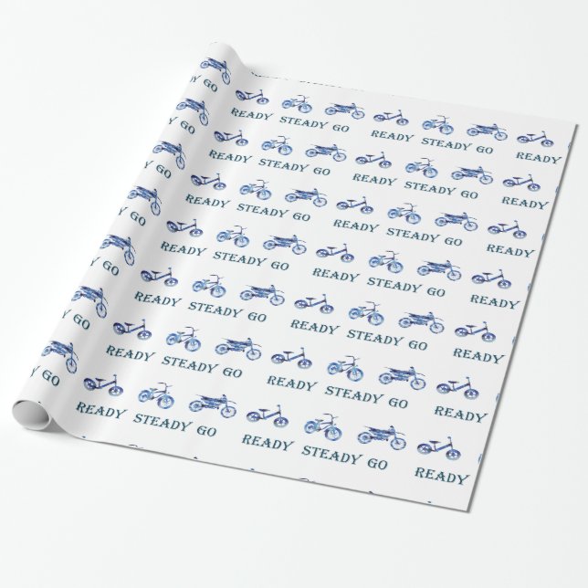 Fahrt auf geschenkpapier (Ungerollt)