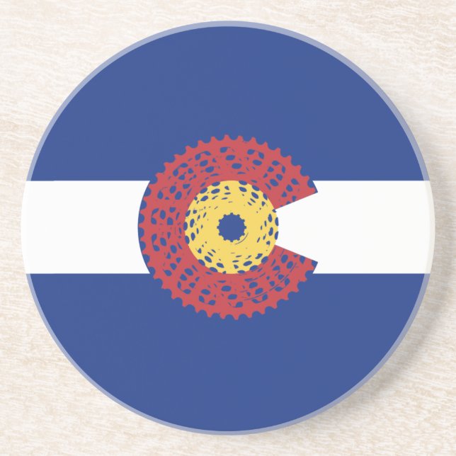 Fahrt Colorado (Fahrradkassette) Getränkeuntersetzer (Vorne)