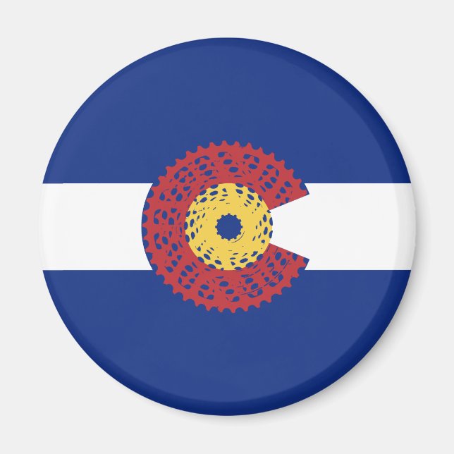 Fahrt Colorado (Fahrradkassette) Magnet (Vorne)
