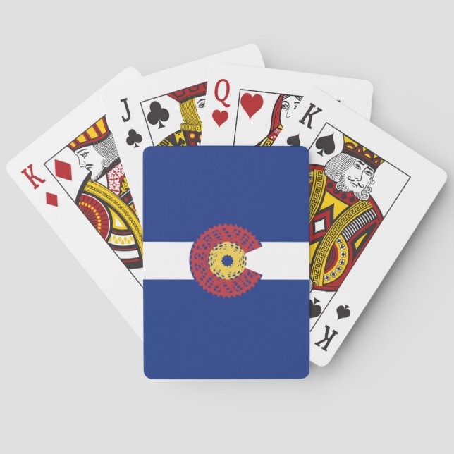 Fahrt Colorado (Fahrradkassette) Spielkarten (Rückseite)