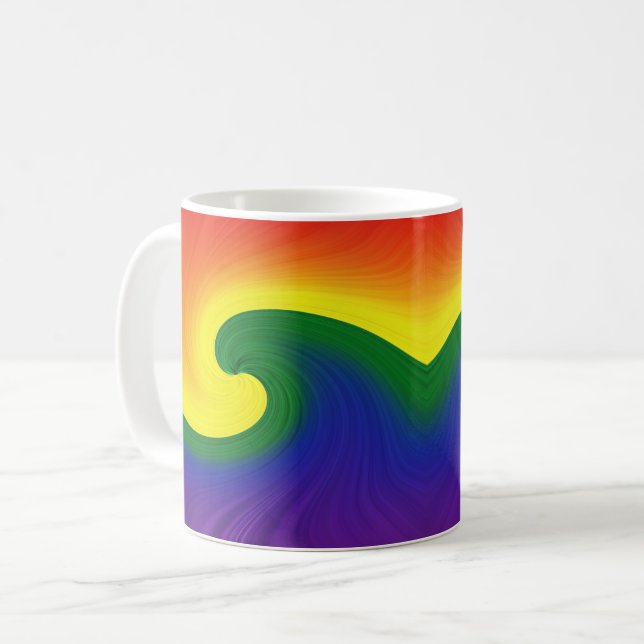 Fahrt durch die Wave Kaffeetasse (Vorderseite Links)