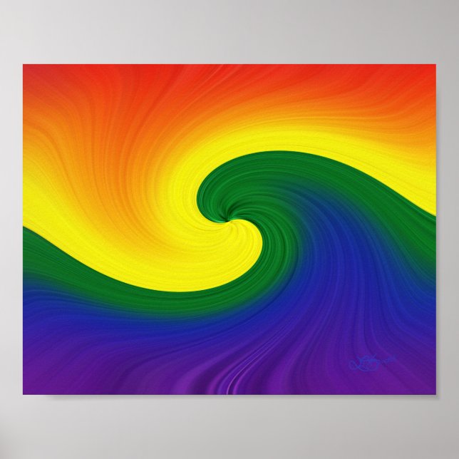 Fahrt durch die Wave Poster (Vorne)