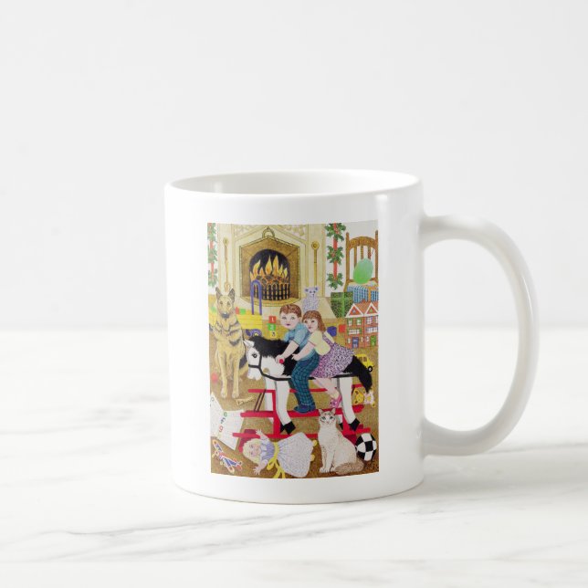 Fahrt-ein-Hahn-Pferd Kaffeetasse (Rechts)