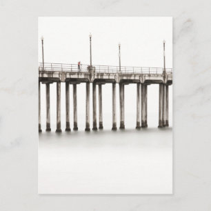 Fahrt entlang des Huntington Beach Pier Postkarte