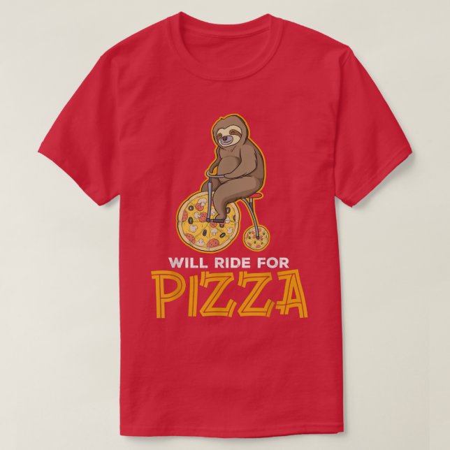 Fahrt für Pizza 36095976 T-Shirt (Design vorne)