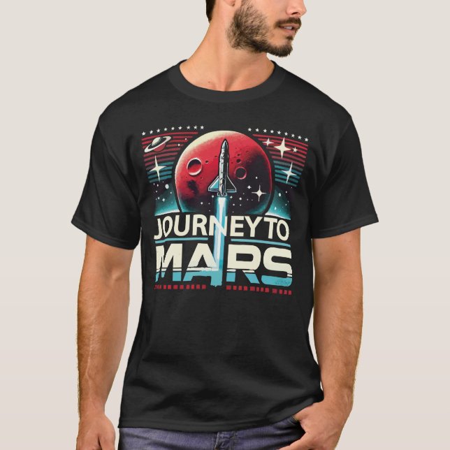 Fahrt in Mars T-Shirt (Vorderseite)