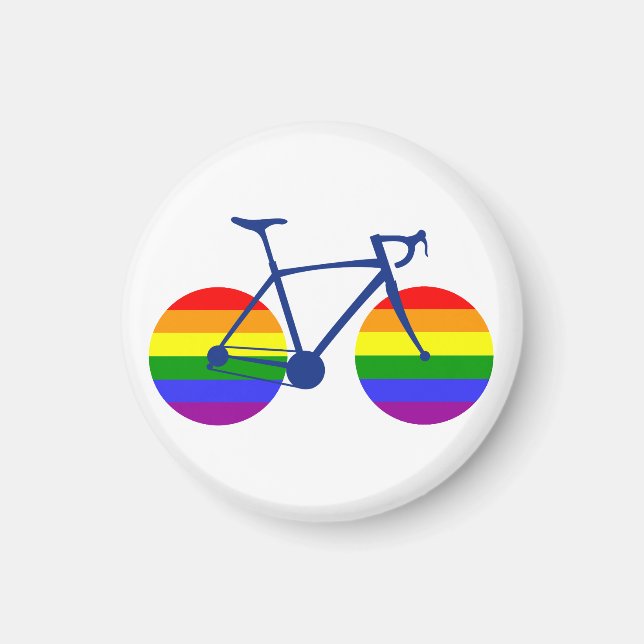 Fahrt mit dem Pride Bike Magnet (Vorne)