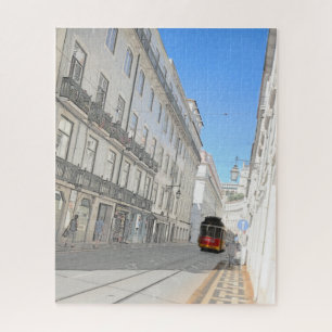 Fahrt mit der Straßenbahn - Lissabon, Portugal Puz
