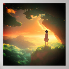 Fahrt nach Neverland-Sunset Poster