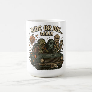 Fahrt oder Die - Untote Crew Vibes Verwandlungstasse