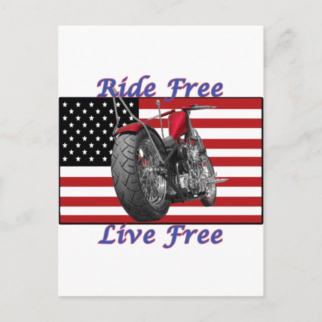 Fahrtfrei Live Free Postkarte (Vorderseite)