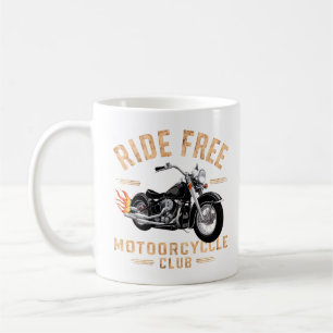 Fahrtfrei - Vintager Motorradklub Kaffeetasse