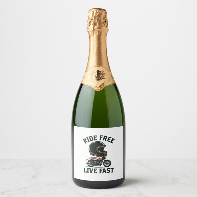 Fahrtkostenloses Weinlabel - Erlebnismotorrad-Desi (Vorderseite)