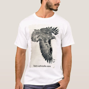 Fahrwerk des goldenen Adlers, ausgefranst, T-Shirt