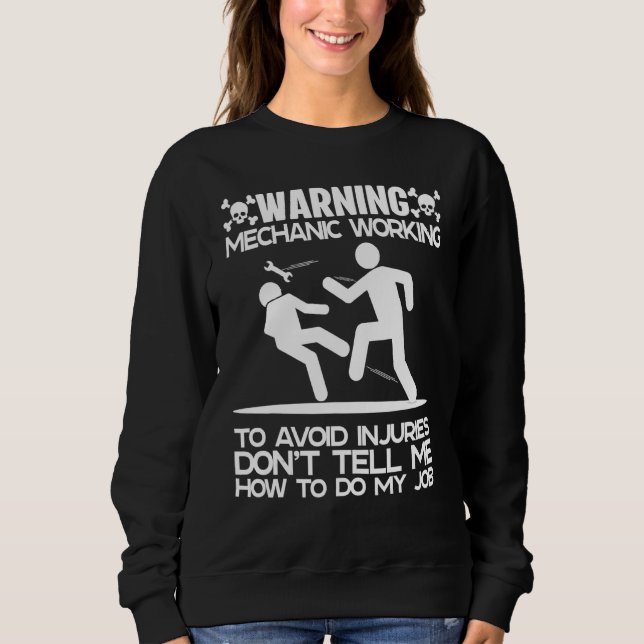 Fahrzeug Diesel Auto Mechanisch optimal vorhanden Sweatshirt (Vorderseite)