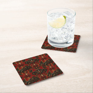 Fahrzeug-Unterleger Küchen-/Bar-/Dekor Rechteckiger Pappuntersetzer