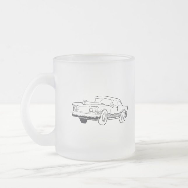 Fahrzeugdarstellung Mattglastasse (Links)