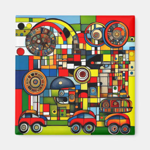Fahrzeuge auf Rädern 1 Magnet