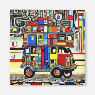 Fahrzeuge auf Rädern 7 Magnet