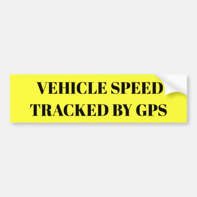 Fahrzeuggeschwindigkeit aufgespürt durch gelben autoaufkleber (Vorne)
