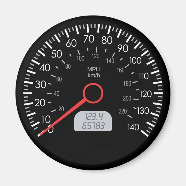 FAHRZEUGSPEEDOMETER MAGNET (Vorne)