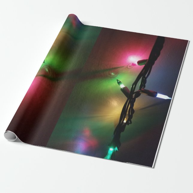 Faible Lichtauren mit wirbelnden Farborben Geschenkpapier (Ungerollt)