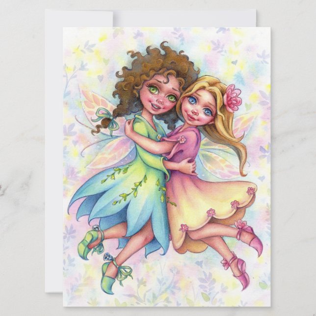 Faibys Besties Niedlich Girl Friends Fantasy Art C (Vorderseite)