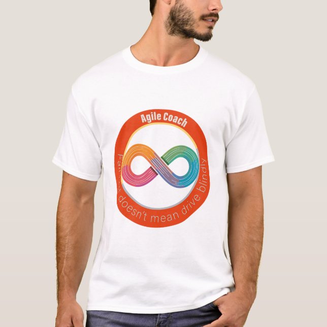 Fail fast doesn't mean drive blindly T-Shirt (Vorderseite)