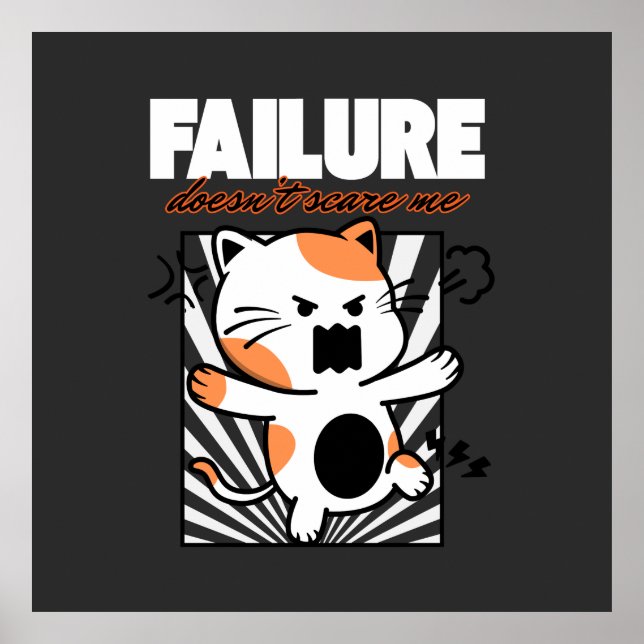 Failure Doesn't Scare Me Poster (Vorne)