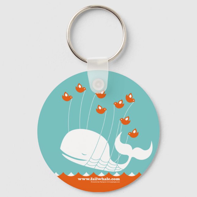 FailWhale-Schlüsselkette Schlüsselanhänger (Vorderseite)