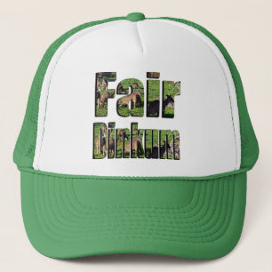 Fair Dinkum Aussie Slang Logo, Truckerkappe