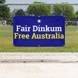 Fair Dinkum Free Australia Banner