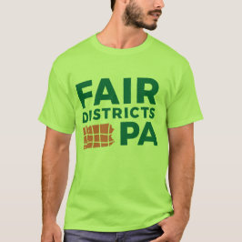 Fair Districts PA Kalkgrün T T-Shirt