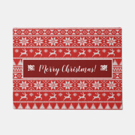 Fair Isle Christmas Fußmatte