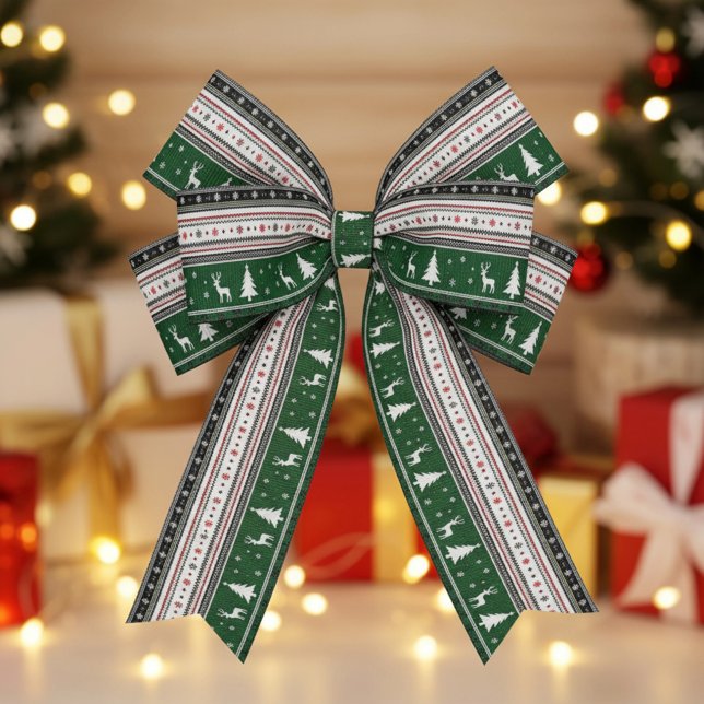 Fair Isle Holiday Knit Ripsband (Von Creator hochgeladen)