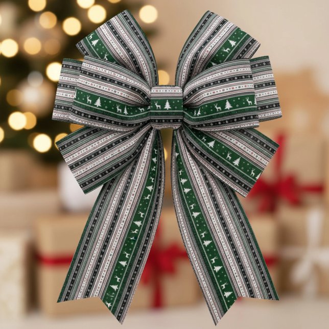 Fair Isle Holiday Knit Satinband (Von Creator hochgeladen)