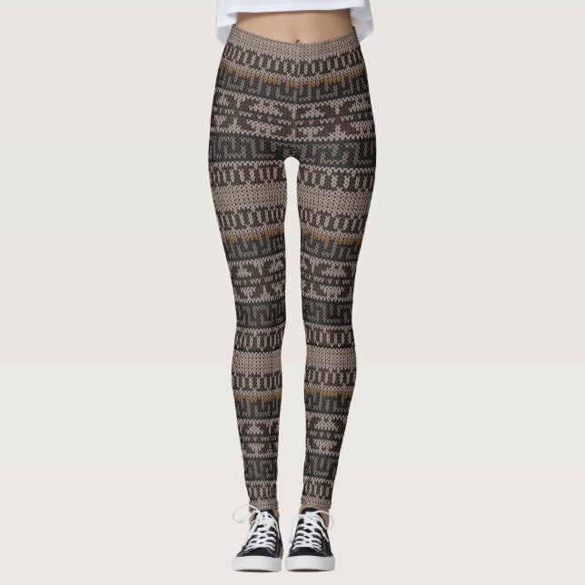 Fair Isle Leggings (Vorderseite)