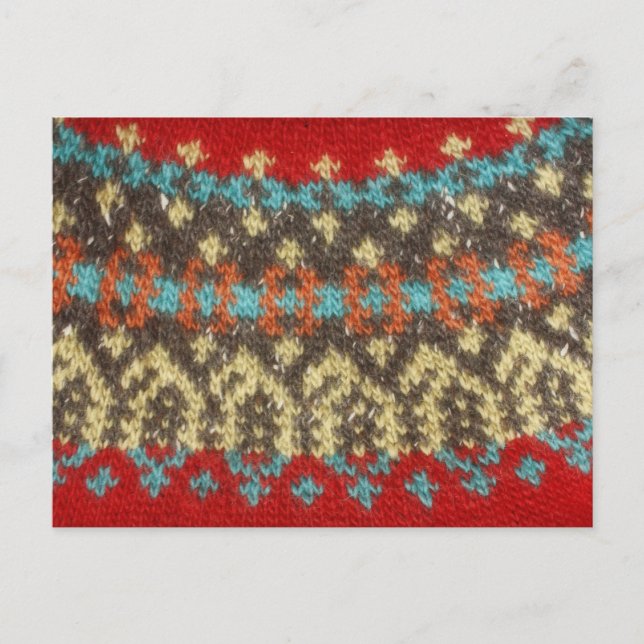Fair Isle Postcard Postkarte (Vorderseite)