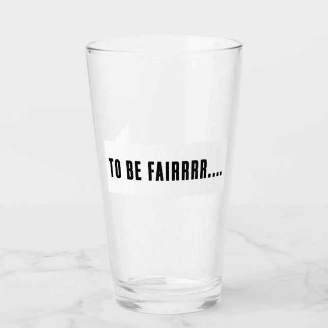 fair letterkenny Glass Cup Glas (Vorderseite)