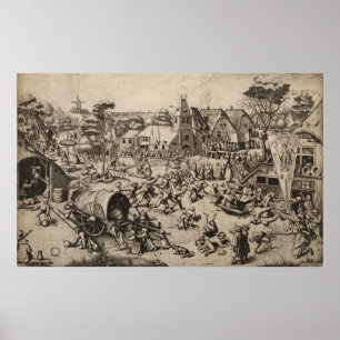 Fair of Saint George's Day Pieter Bruegel Poster