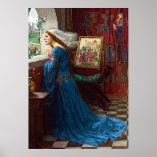 Fair Rosamund c. 1916 von John William Waterhouse Poster (Vorne)